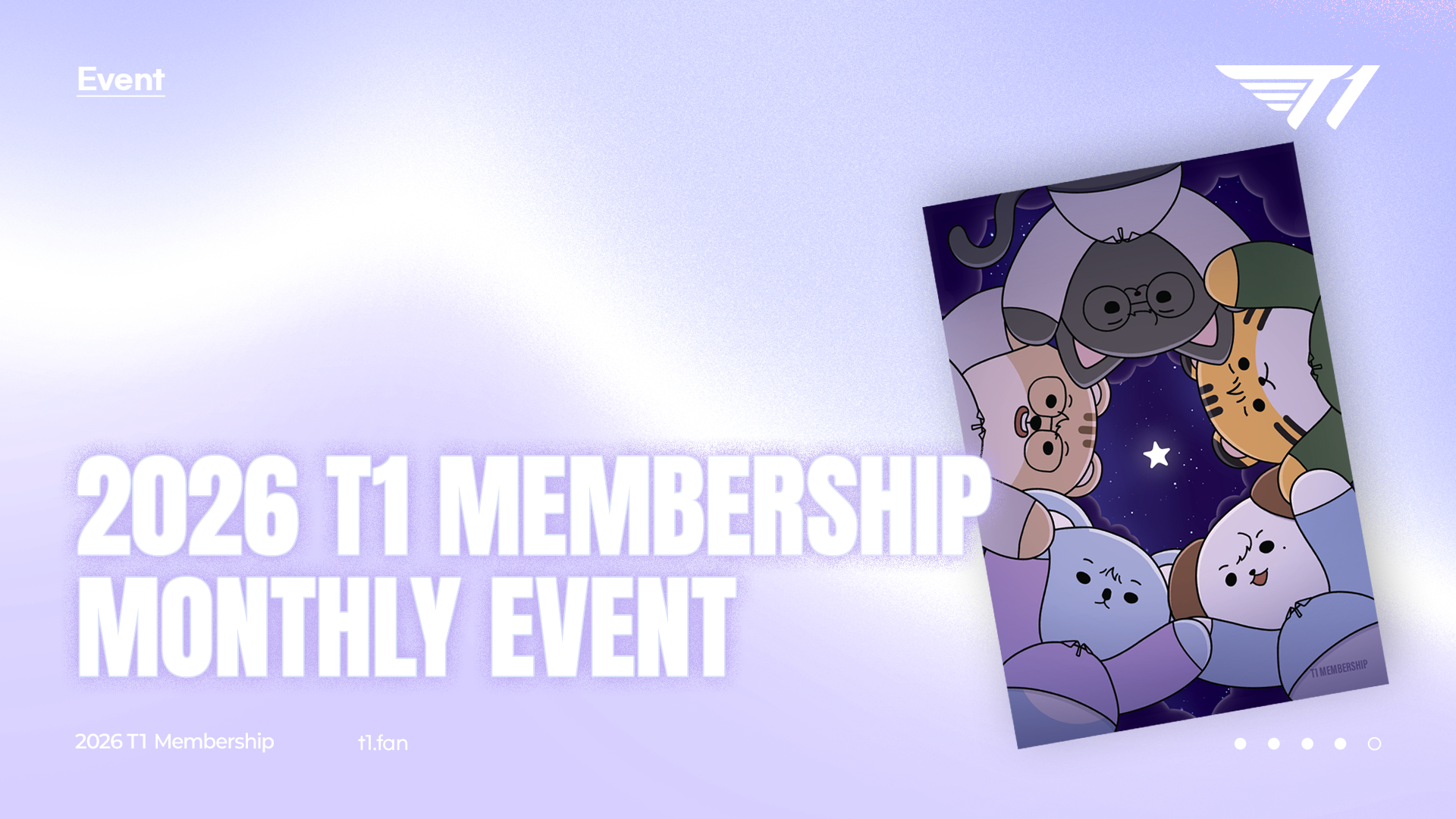 T1 Invite 2026 T1 Membership Monthly Event for April