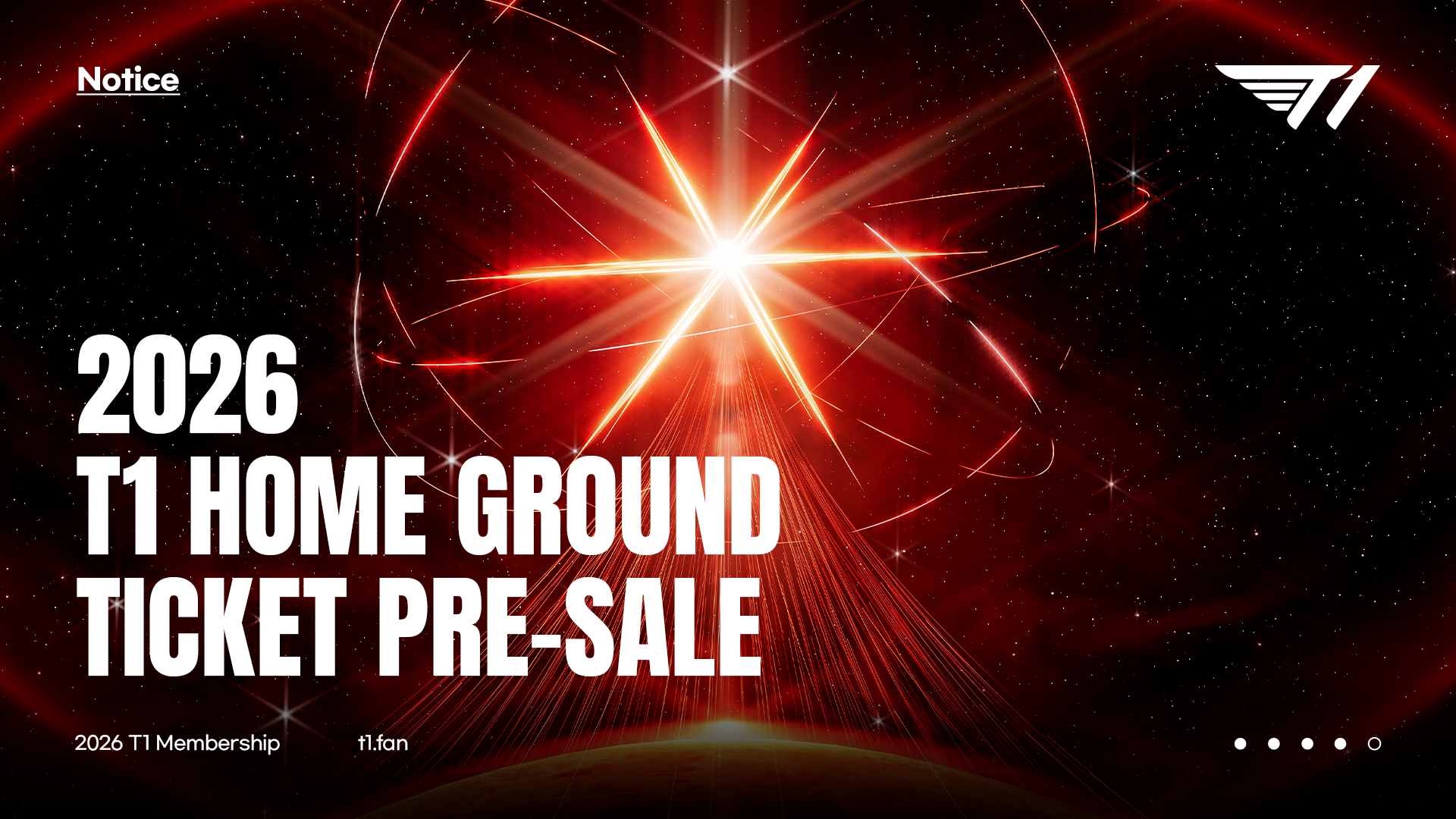 [T1 Home Ground] Ticket Pre-sale for Members