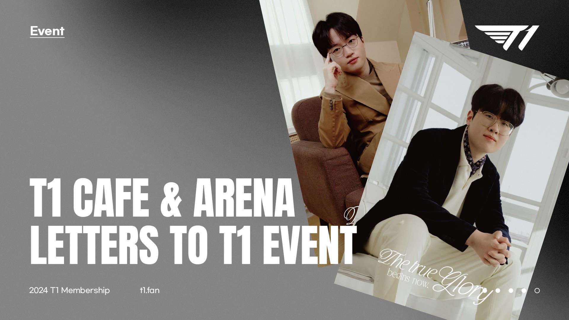 [T1 cafe & arena] 'Letters to T1' Event
