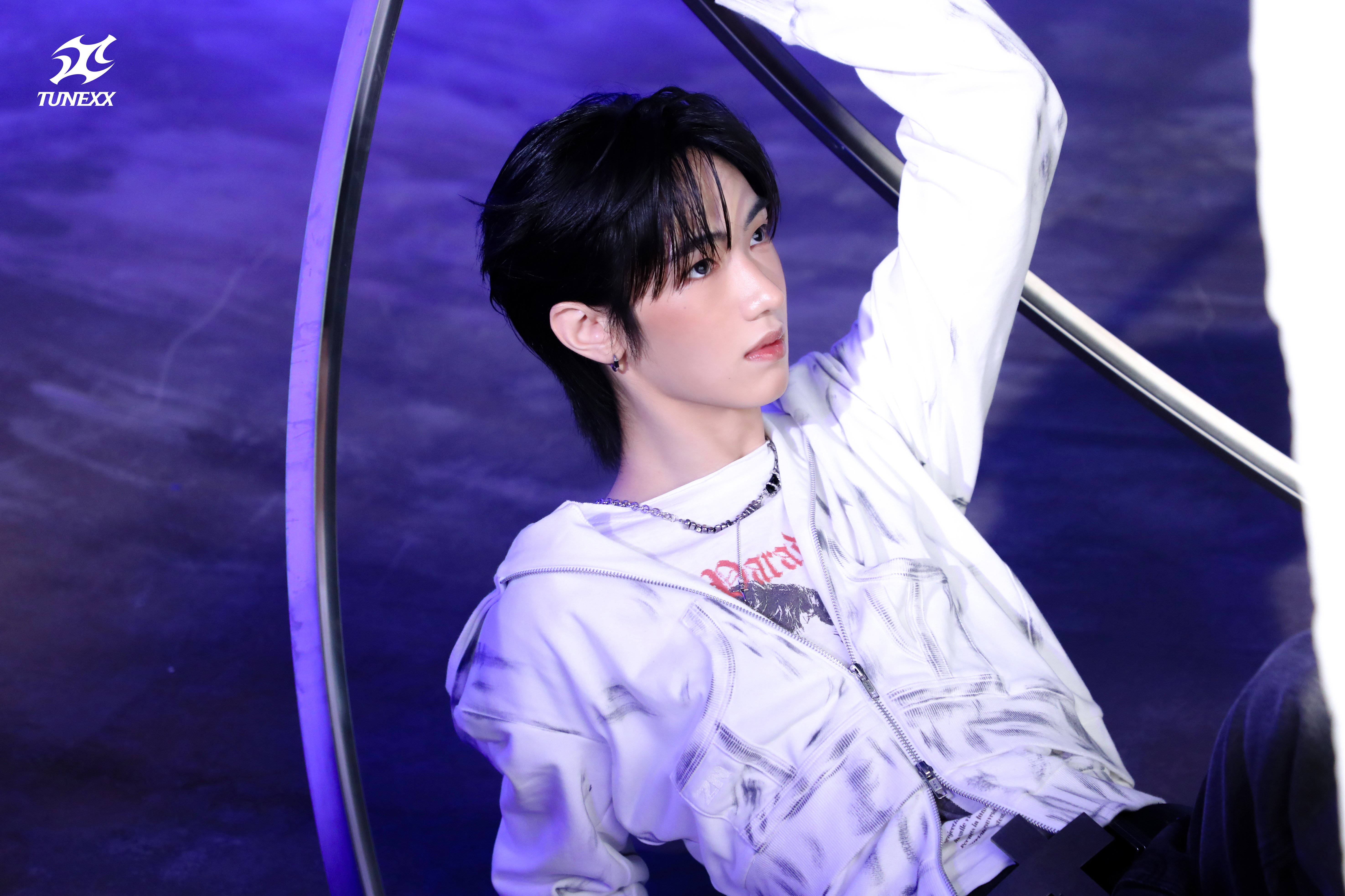 TUNEXX 2ND MINI ALBUM [BLUE MODE] Jacket Behind Photo
