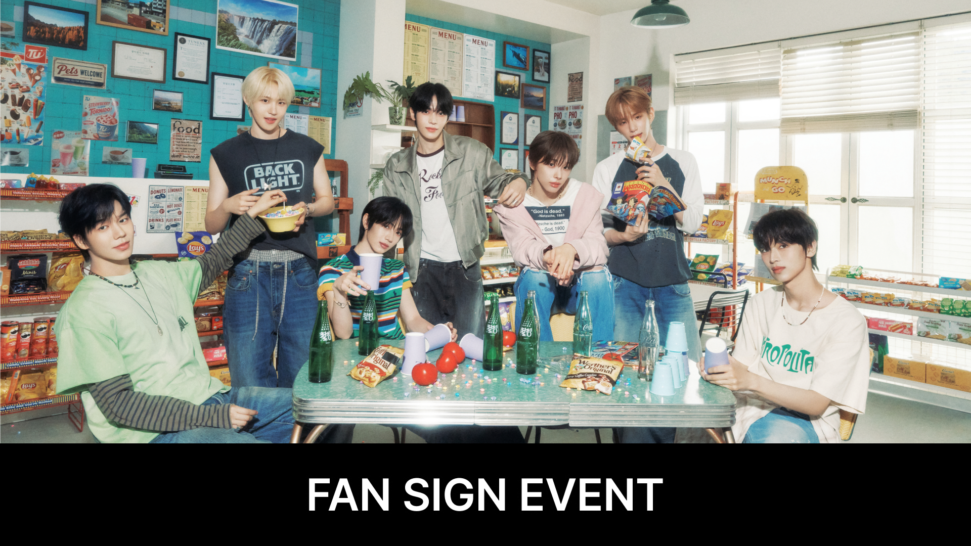 TUNEXX 2ND MINI ALBUM [BLUE MODE] Fan Sign Event Notice - Plus Chat