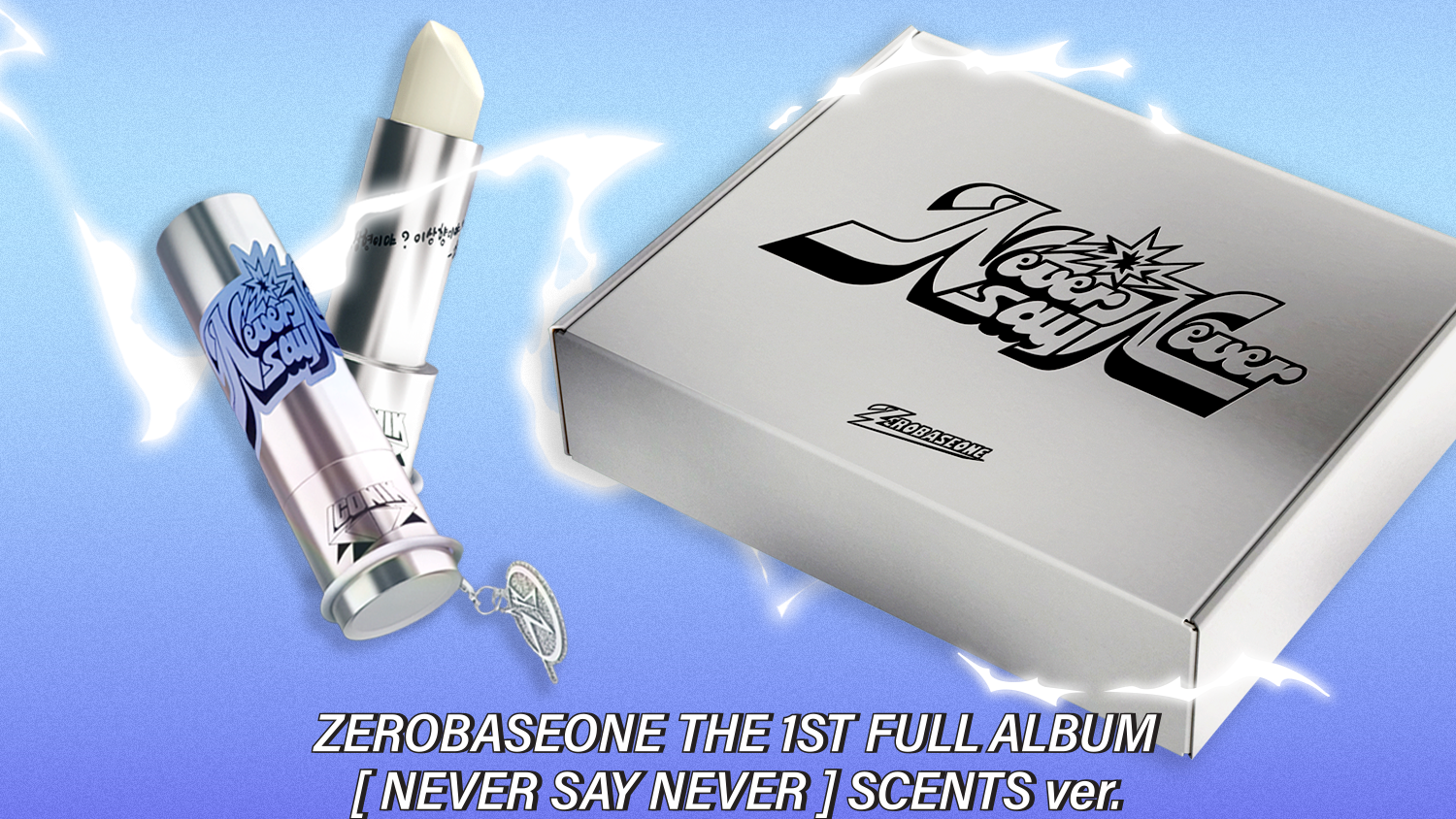 ZB1 NEVER SAY NEVER LENTI KEYRING Ver.