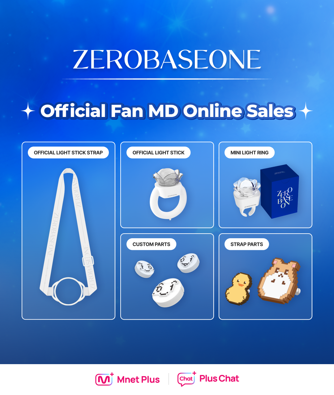 ZEROBASEONE Official Fan Merchandise Online Sales OPEN💙